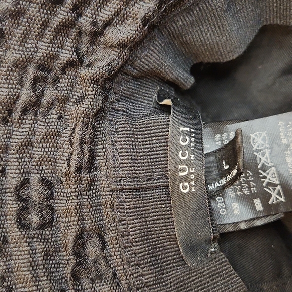 Authentic GUCCI Black Bucket Hat - Picture 8 of 8